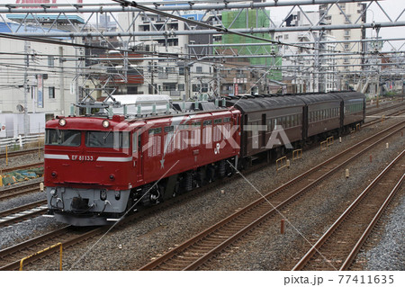 旧型客車の回送列車 旧型客車の回送列車 77411635