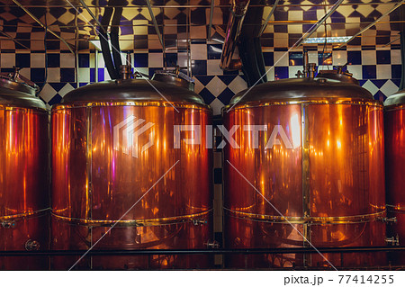 Part of a small brewery,craft beer production. 77414255
