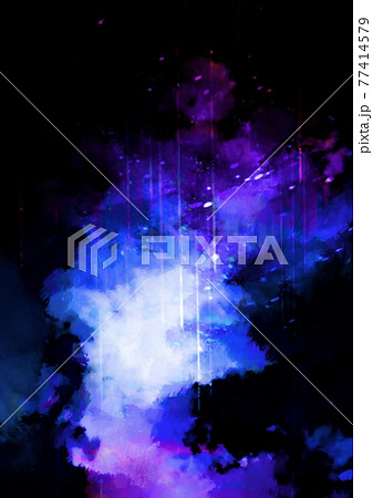 Fantastic Texture Background Of The Night Sky Stock Illustration
