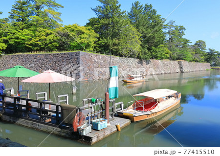 【島根県】松江城の堀川遊覧船乗り場 77415510
