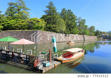 【島根県】松江城の堀川遊覧船乗り場 77415512