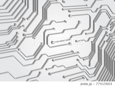 Circuit technology background with hi-tech 77415603