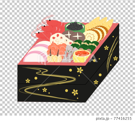 おせち　重箱　詰め合わせ 77416255