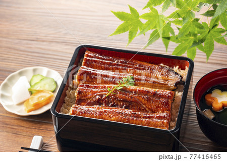 鰻重　うな重　鰻　うなぎ 77416465