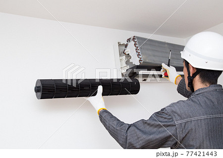 エアコン室内機分解クリーニング 77421443