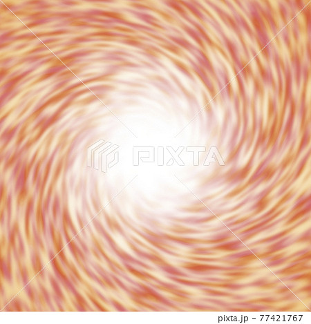 中心が白い赤やオレンジの粒状の渦巻きのイラスト素材 中心が白い赤やオレンジの粒状の渦巻きのイラスト素材