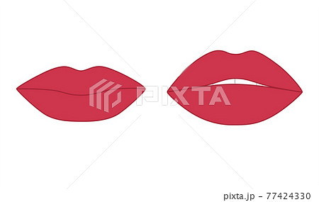 Lips icons shape set. Vector illustration isolated Lips icons shape set. Vector illustration isolated 77424330