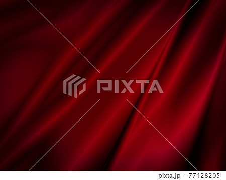 シルク生地のイラスト(赤) シルク生地のイラスト(赤) 77428205