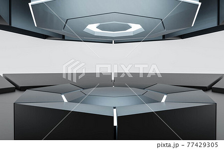 futuristic product showcase podium 3d render illustration futuristic product showcase podium 3d render illustration 77429305