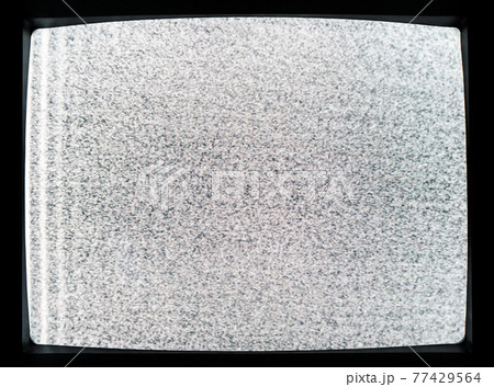 Static noise of detuned TV screen Static noise of detuned TV screen 77429564