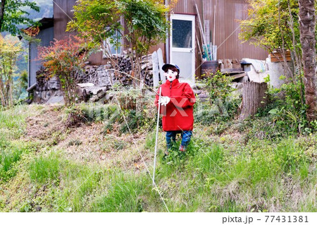 埼玉県秩父市 中山道の宿場 贄川宿 かかしの里 埼玉県秩父市 中山道の宿場 贄川宿 かかしの里 77431381