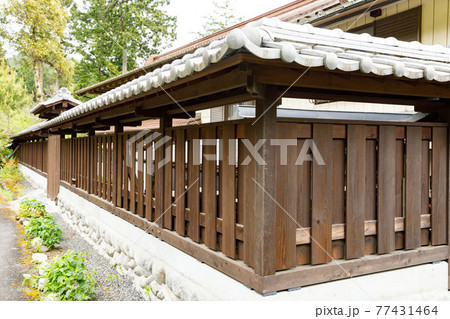 埼玉県秩父市　中山道の宿場　贄川宿　かかしの里　 77431464