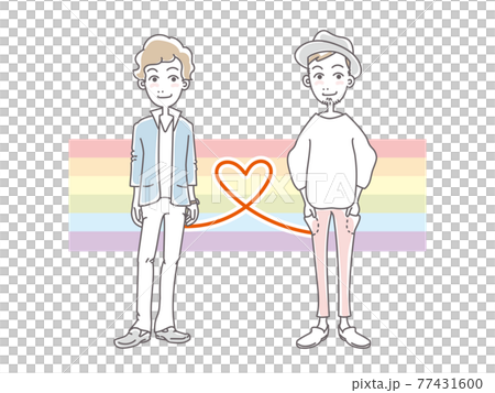 快樂的同性戀夫婦 77431600