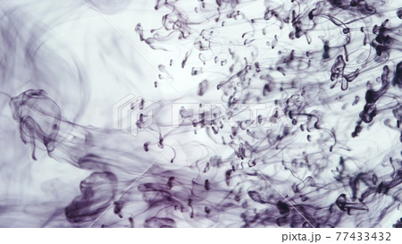 Photo about drops of purple ink falling in water Photo about drops of purple ink falling in water 77433432