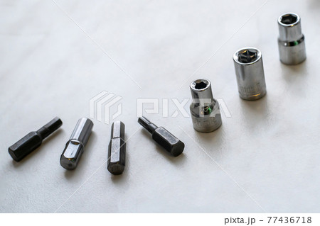 set of different bits for screwdriver replaceable head 77436718