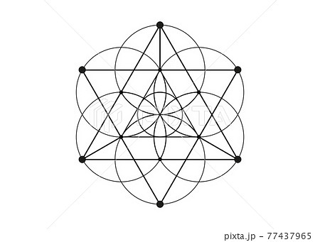 Merkaba in flower of life with the eye of horus | Mary Jane Tattoo - Dotwork Artist - Artlien gypsy