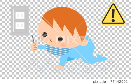 嬰兒意外-小心插座- 77442991