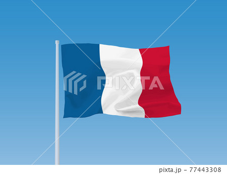 フランスの国旗 フランスの国旗 77443308