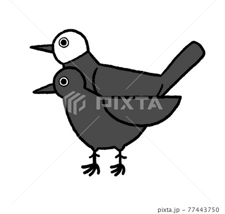 ヨゲンノトリのイラスト 77443750