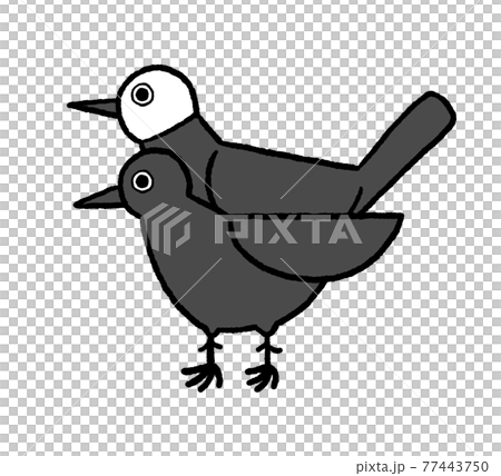 ヨゲンノトリのイラスト 77443750