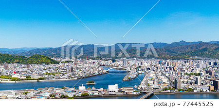 五台山展望台から高知市内を望む 77445525