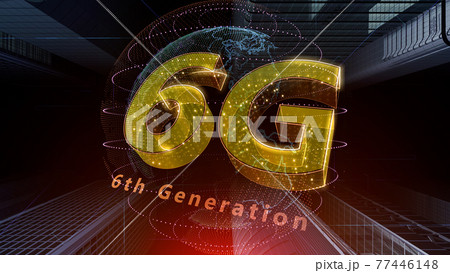 6G スマートシティ ネットワーク テクノロジー 通信 システム 情報 CG 背景 バック 77446148
