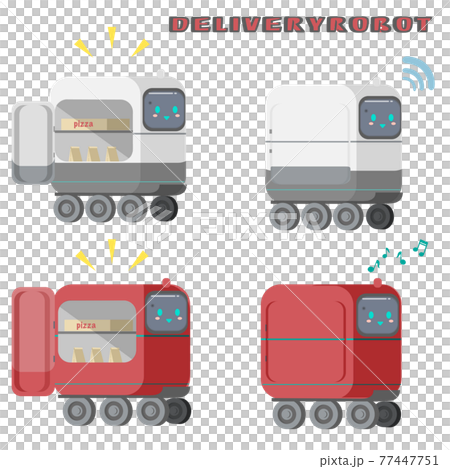 Cute delivery robot 77447751
