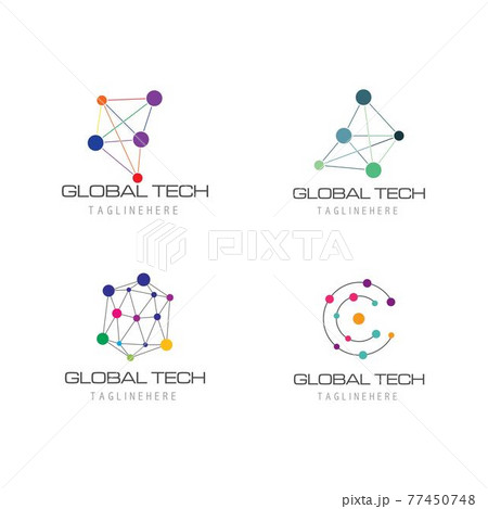 Business technology logo 77450748