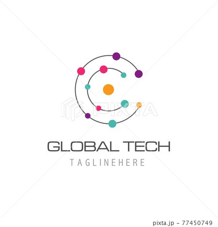 Business technology logo 77450749
