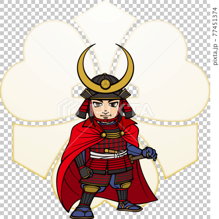 Ukita Hideie 武裝和站立 [3 頭和家徽] 77451374