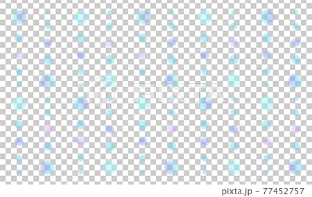 水彩で描いたドット柄ストライプ 77452757