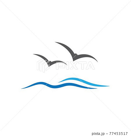 Water Wave symbol and icon 77453517