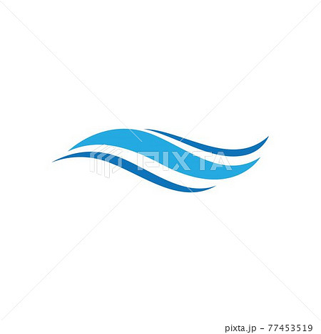 Water Wave symbol and icon 77453519