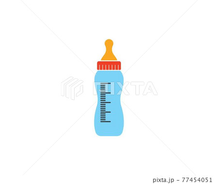 baby bottle vector icon illustration 77454051