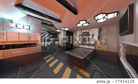 宇宙船内部 77454229