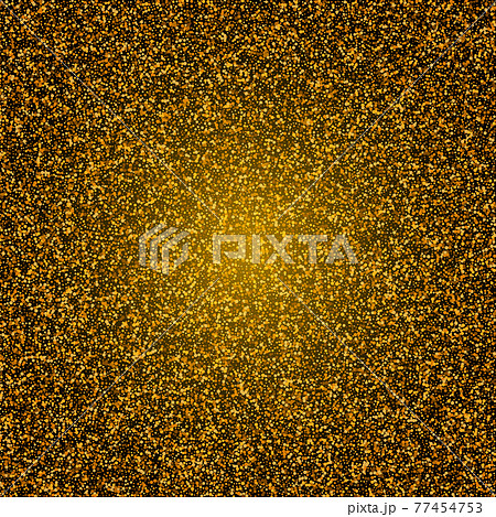 Gold glitter texture background. Glittery shimmering sequins pattern 77454753
