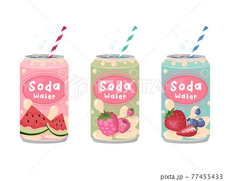 Tasty Sodas Drinksのイラスト素材