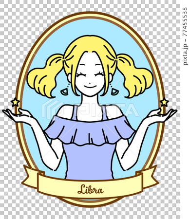 12 constellations illustration with letters 77455538