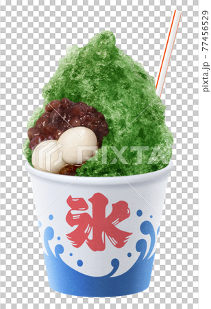 Shaved Ice Ice Confectionery Illustration Real Ujikintoki 77456529