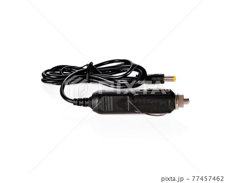 car plug, cigarette lighter plug on a white background car plug, cigarette lighter plug on a white background 77457462