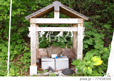 函館の山上大神宮の山上赤龍神の蛇の石 函館の山上大神宮の山上赤龍神の蛇の石 77458500