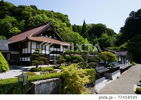 岡山県美咲町にある曹洞宗の寺院「幻住寺」：庫裏 77458595