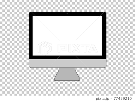 白バックのデスクトップパソコン 77459210