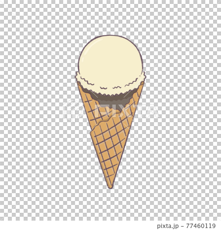 Ice cream vanilla (chocolate) 77460119