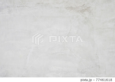 グランジモルタルテクスチャ 白いコンクリート背景の写真素材