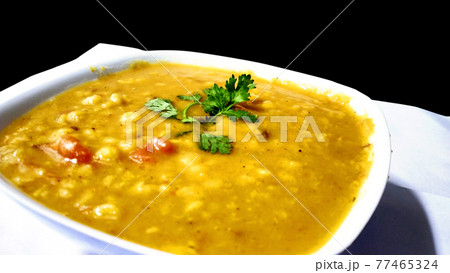 Chana dal Tadka Curry , Indian traditional dish 77465324