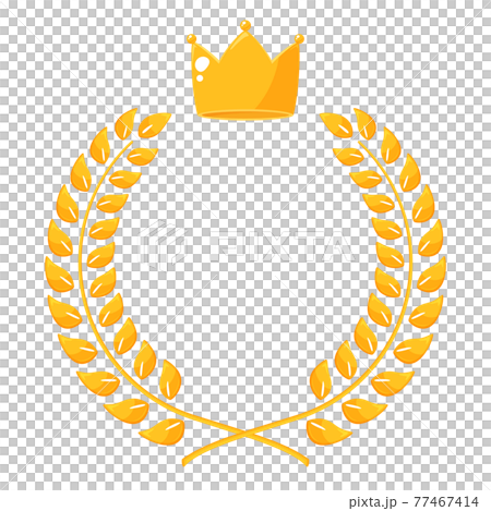月桂樹冠王冠 插圖素材 圖庫