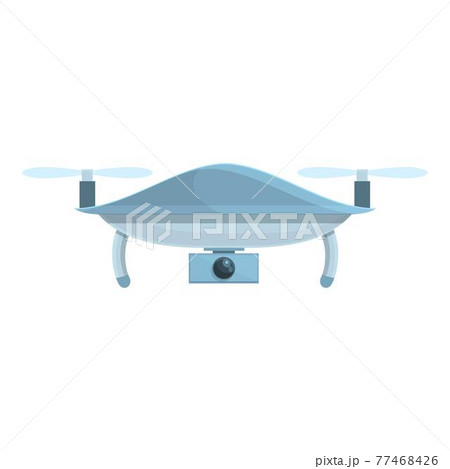 Drone technology communication icon, cartoon style Drone technology communication icon, cartoon style 77468426