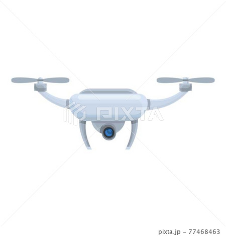 Drone technology icon, cartoon style 77468463