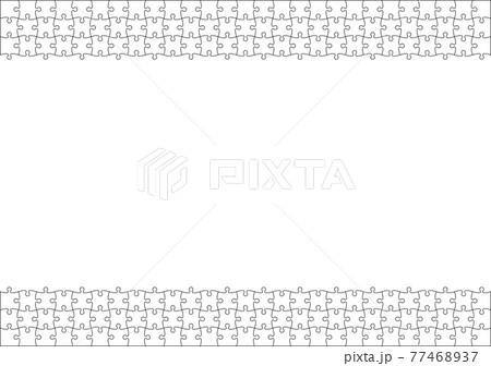 パズルのフレーム背景素材のイラスト素材